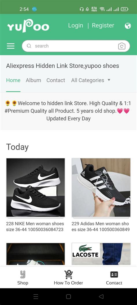 aliexpress hidden links yupoo.